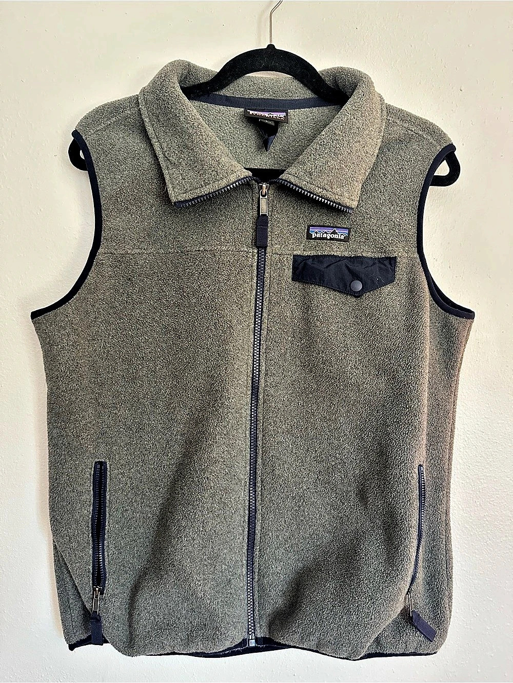 Patagonia Classic Synchilla Fleece Vest Gray